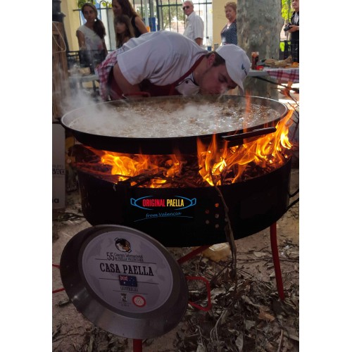 Paellero de leña + Barbacoa + Paravientos