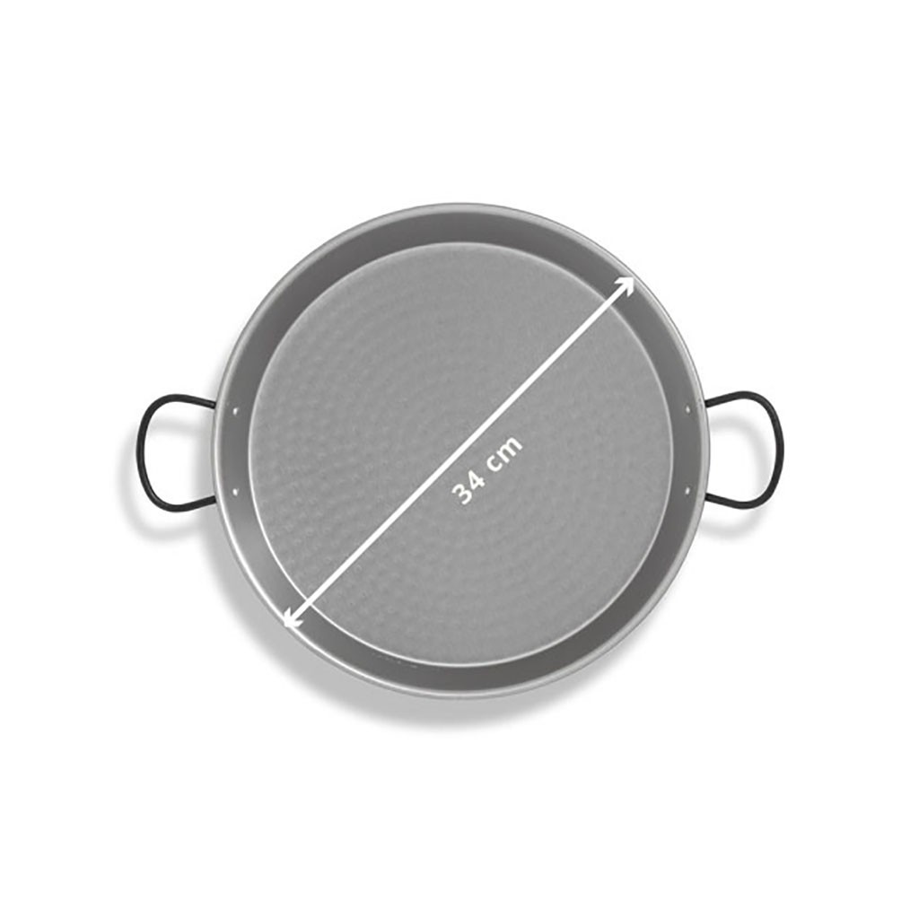 thumbnail image 2 of Garcima La Paella Valencia 18 Inch Carbon Steel Paella Pan With 16 Inch Burner - Perfect For Gas Stove 2 of 12
