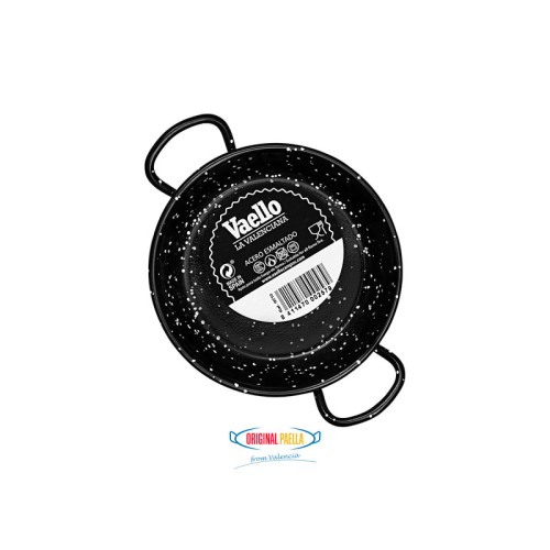 Enameled paella pan - 10 cm