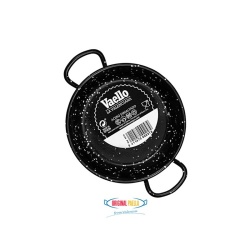 Enameled paella pan - 15 cm