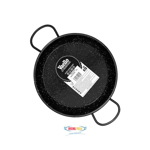 enamelled steel paella pan