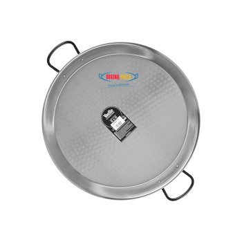 50 cm Polished Steel Paella Pan is large enough