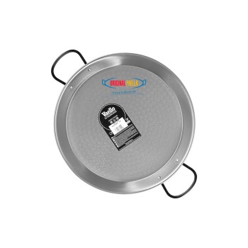 38 cm Polished Steel Paella Pan is large