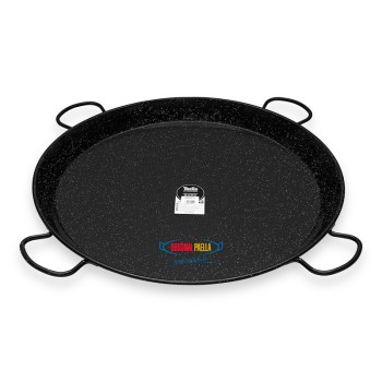 Sheet metal paella pan