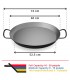 60 cm Special Thickness Paella Pan for 15-20 people pata negra