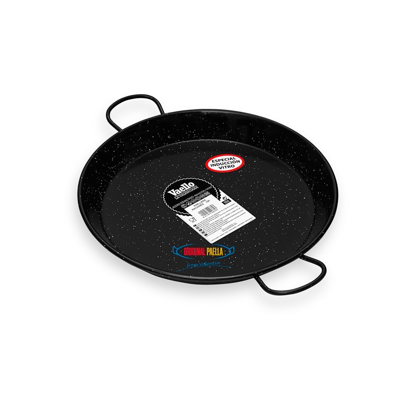 30 cm enamel induction Paella Pan for 4 people, paella induction