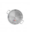 36 cm Stainless Steel Induction Paella Pan for 7 people