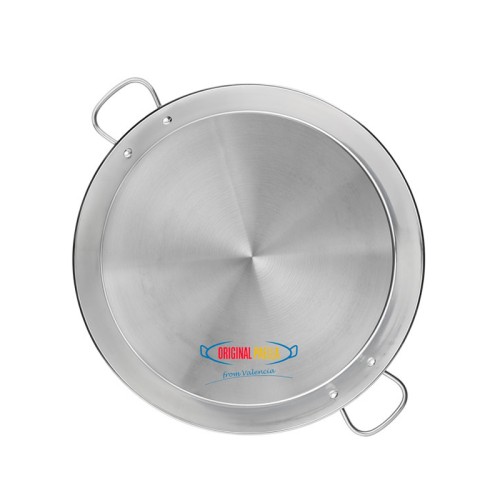 Thermodiffusion stainless steel paella pan - 50 cm