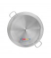 50 cm Stainless Steel Induction Paella Pan for 9-14 people