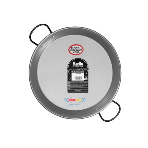 38 cm Carbon steel induction Paella Pan for 8 people