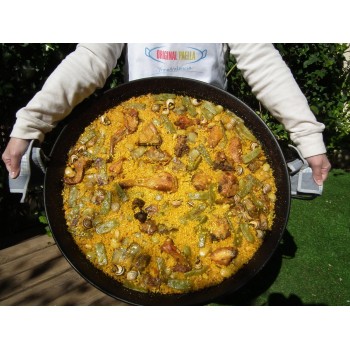 Paella ingredients set