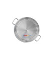 28 cm Stainless Steel Induction Paella Pan for 3 people