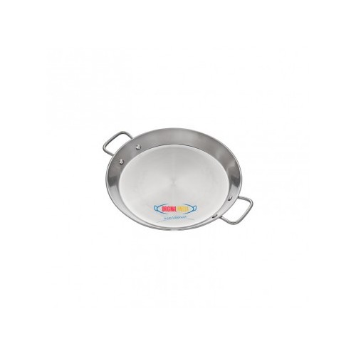 28 cm Stainless Steel Induction Paella Pan for 3 people