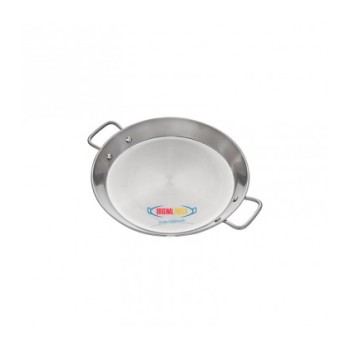 28 cm Stainless Steel Induction Paella Pan for 3 people