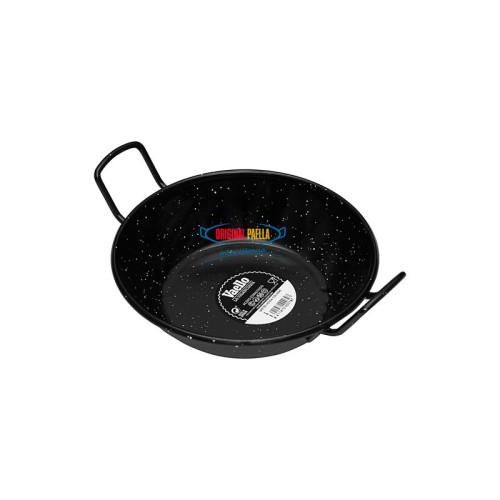 16 cm Enamelled Steel Deep Paella Pan for tapas