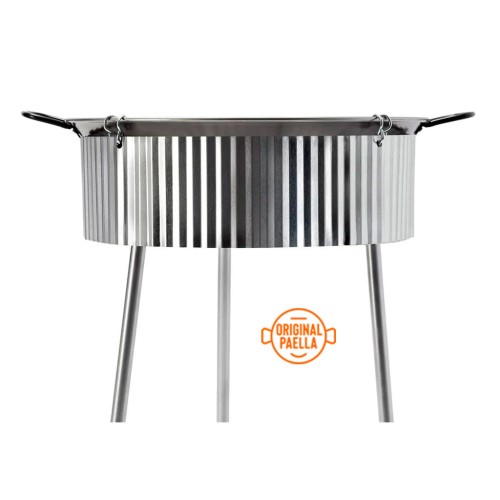 Universal windshield or screen to cook paella outdoors up to 100cm pan