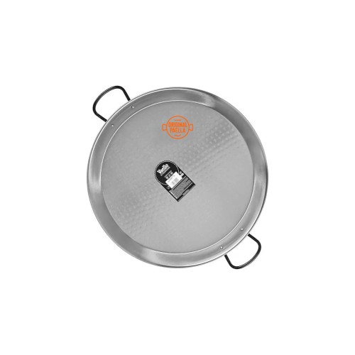 55 cm Carbon Steel Paella Pan for 16 people 55cm polish steel pan