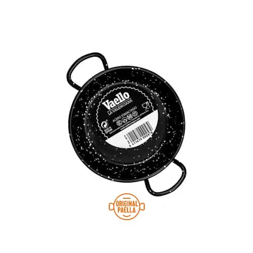 15 cm Enamel Paella Pan tasting 15cm Enamelled Steel Paella Pan