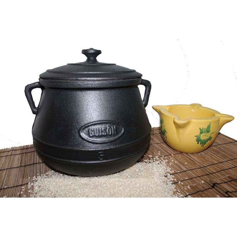 Cast Iron Pots 2,5 o 10 liters for brothy rice from Valencia
