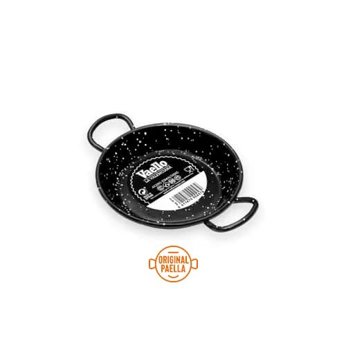 20 cm Enamel Paella Pan for 1 person Enamelled Steel Paella Pan