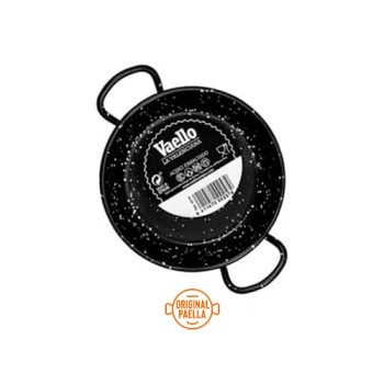 22 cm Enamel Paella Pan for 1 person Enamelled Steel Paella Pan