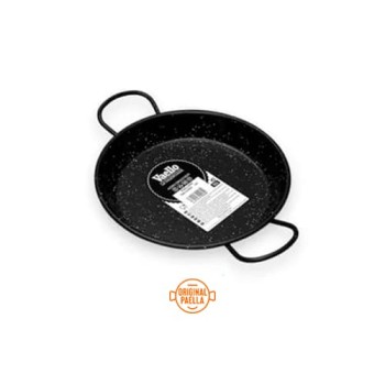 28 cm Enamel Paella Pan for 3 people Enamelled Steel Paella Pan