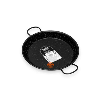 30 cm Enamel Paella Pan for 4 people Enamelled Steel Paella Pan