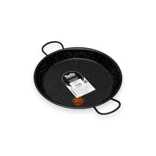 32 cm Enamel Paella Pan for 5 people Enamelled Steel Paella Pan