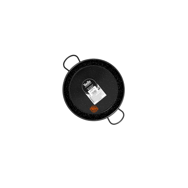 34 cm Enamel Paella Pan for 6 people Enamelled Steel Paella Pan