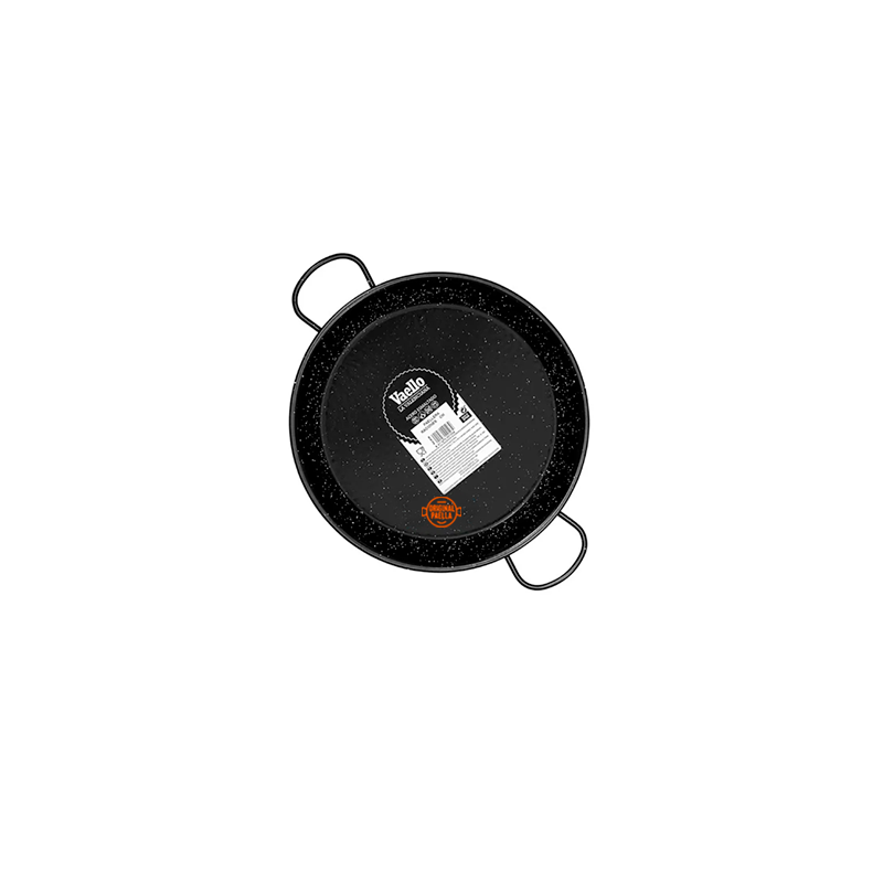 36 cm Enamel Paella Pan for 7 people Enamelled Steel Paella Pan