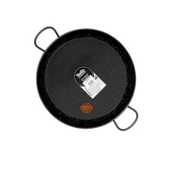 40 cm Enamel Paella Pan for 9 people Enamelled Steel Paella Pan