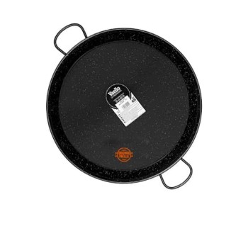 46 cm Enamel Paella Pan for 12 people Enamelled Steel Paella Pan