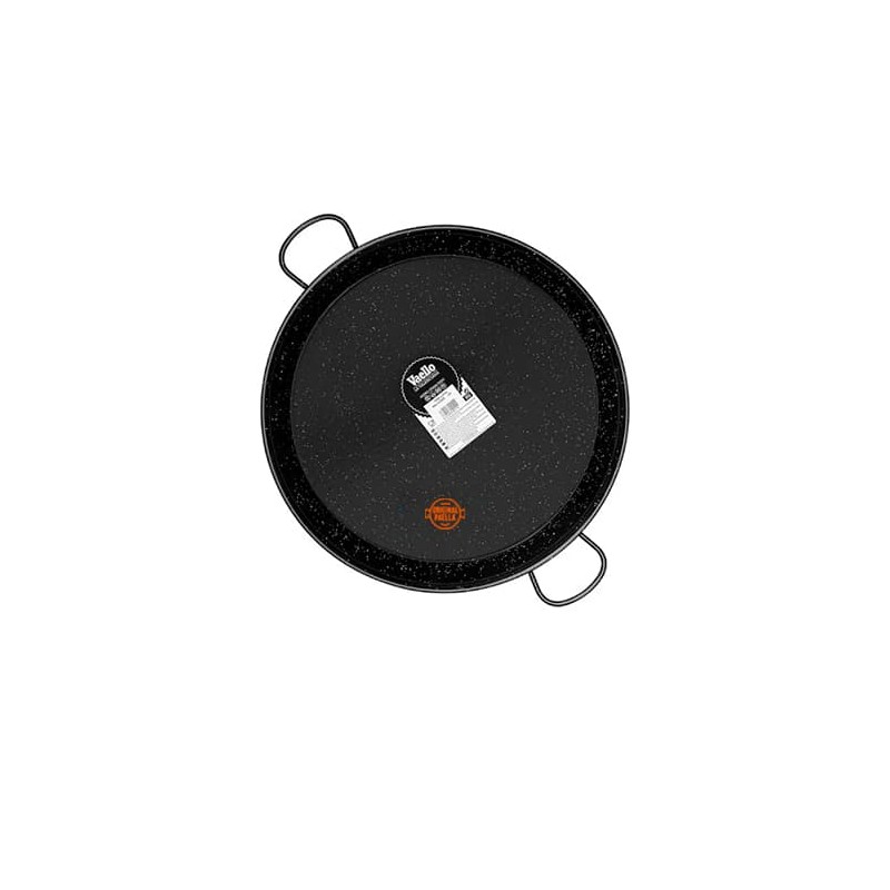50 cm Enamel Paella Pan for 14 people Enamelled Steel Paella Pan