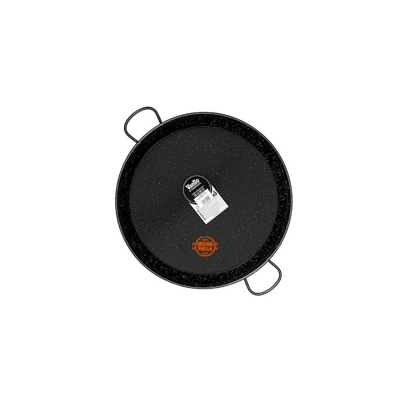 55 cm Enamel Paella Pan for 16 people Enamelled Steel Paella Pan