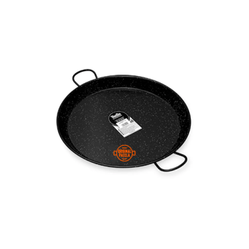 55 cm Enamel Paella Pan for 16 people Enamelled Steel Paella Pan