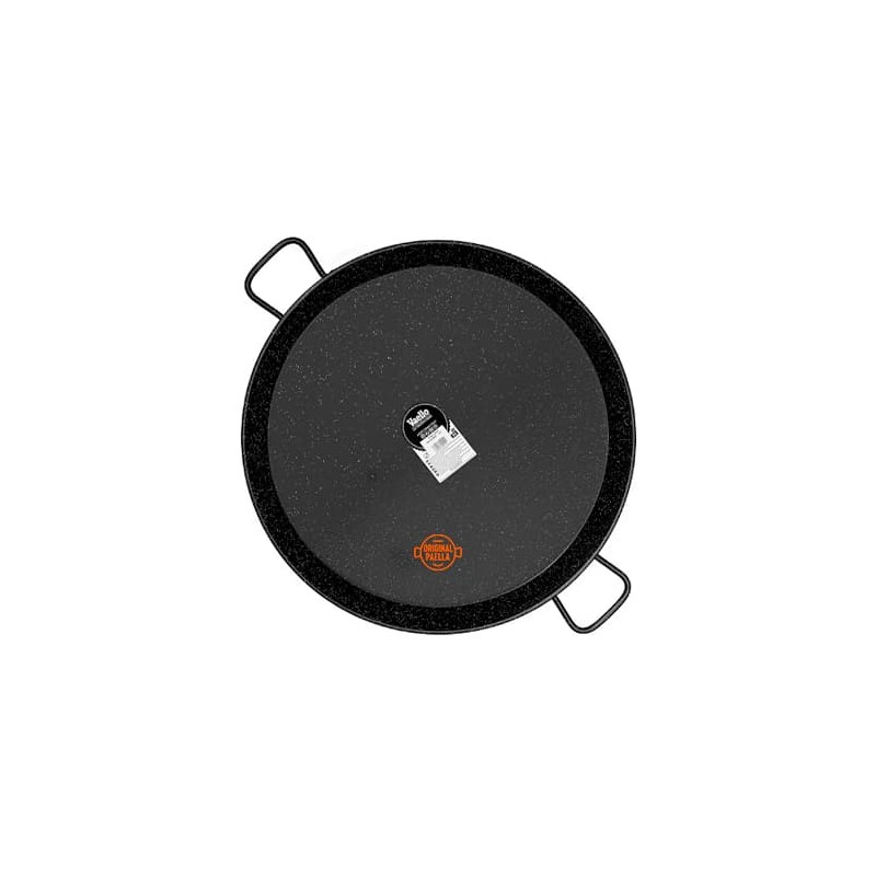 60 cm Enamel Paella Pan for 20 people Enamelled Steel Paella Pan