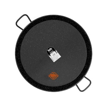 60 cm Enamel Paella Pan for 20 people Enamelled Steel Paella Pan