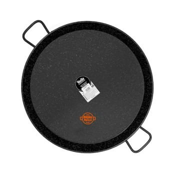 65 cm Enamel Paella Pan for 25 people Enamelled Steel Paella Pan