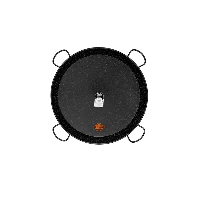 80 cm Enamel Paella Pan for 40 people Enamelled Steel Paella Pan