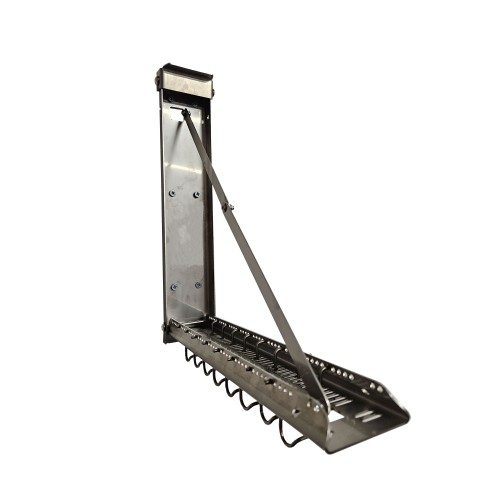 Foldable paella pan hanger