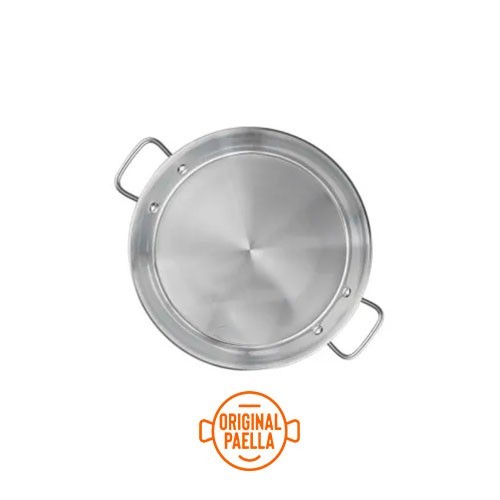 36cm Stainless Steel Induction Paella Pan for 7 ppl Paella induction
