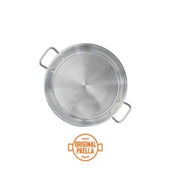 36cm Stainless Steel Induction Paella Pan for 7 ppl Paella induction