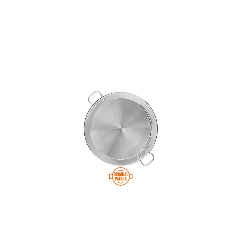 40cm Stainless Steel Induction Paella Pan for 9 ppl Paella induction