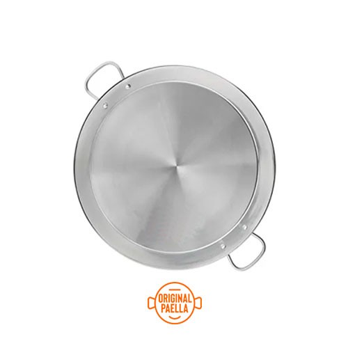 46 cm Stainless Steel Induction Paella Pan for 12 ppl Paella induction
