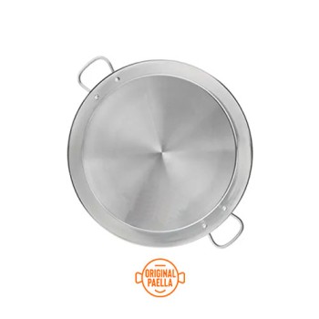 46 cm Stainless Steel Induction Paella Pan for 12 ppl Paella induction