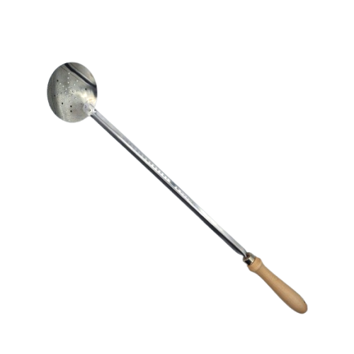Skimmer Spoon with wooden handle