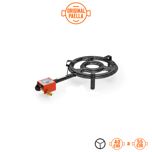 30 cm High Power Paella Burner of plain tube, +gas