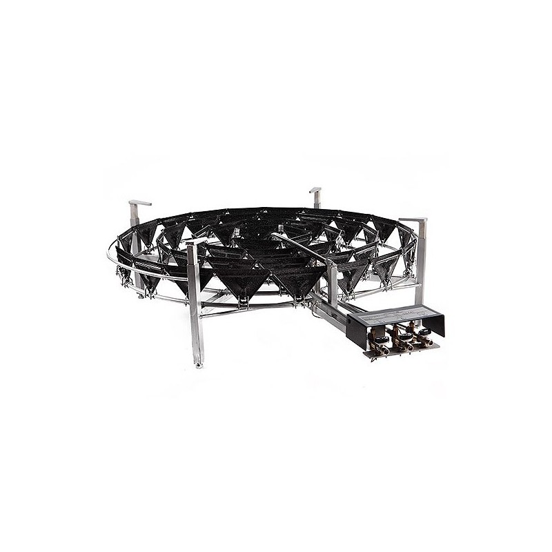 Paellero burner 30 or 40 cm valid outdoor for Natural butane Gas or propane  28 to