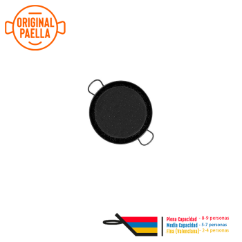 40 cm Enamel Paella Pan for 9 people Enamelled Steel Paella Pan