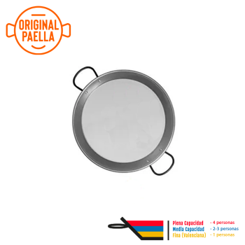 30 cm Carbon steel induction Paella Pan for 4 people